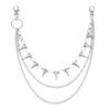 Hip-Hop Punk Metal Rivets Pants Chain Multi-Layer Waist Chain Dress Up Pants Hundred For Men Women Waist Chain Jewelry