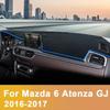 Для Mazda 6 Atenza GJ 2016 2017 LHD RHD Автомобильная Панель Приборов Солнцезащитный Козырек Чехол Коврик Приборный Стол Нескользящие Накладки Аксессуары