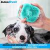 BUBBLEBRUSH Grooming Brush Bath Brush Dog Cat Washing Brush Shampoo Dispenser