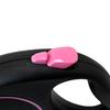 Flexi Black Design Tape, Medium (Under 25kg), 5m, Pink [Dog Lead]