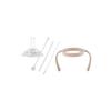 Moyoum PPSU 360-degree All-in-one Straw Cup Accessory Set, Beige (handle), Transparent (straw), 1 Set