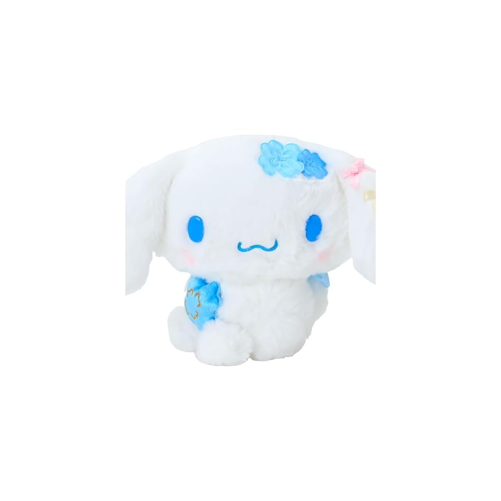 Плюшевая игрушка Sanrio Киннаморолл Светло-голубой Клевер 30 см Мягкое набивное животное