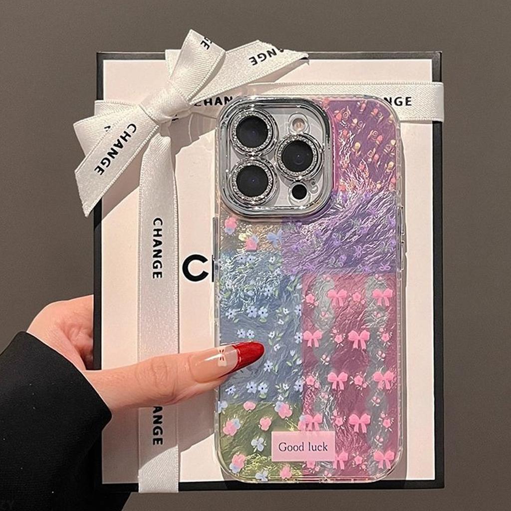 Fine Hole Glacier Pattern Mobile Phone Case Internet Celebrity Goddess Frosted All-inclusive Couple Cooling Frosted Translucent Simple Style