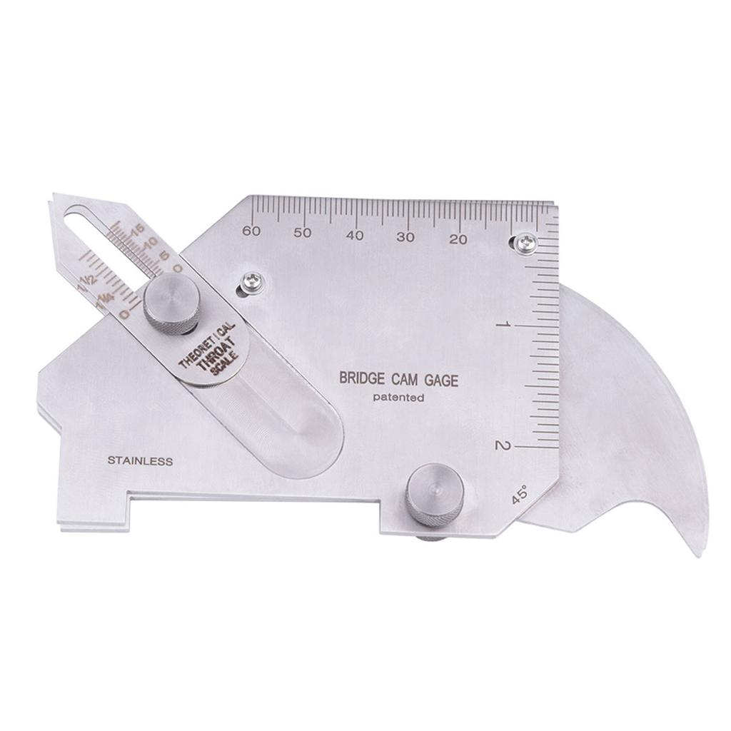 MG 8B Bridge Cam Welding Gauge Welded Surfaces Joint Undercut Fillet Leg Throat Gage