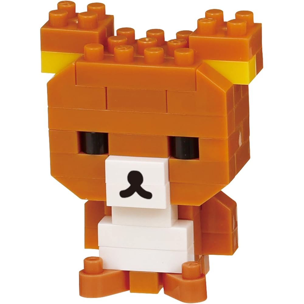 Kawada Nanoblock Мини Рилаккума Том. Набор из 2 коробок 6 штук Коллекционные строительные блоки