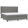 VidaXL Sommier à Lattes de Lit avec Matelas, Lit Rembourré, Lit Double, Lit Adulte de Chambre à Coucher Intérieur, Moderne, 3131298