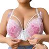 Ladies Plus Size Front Buckle Bra Women Lace Spaghetti Bra