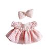 Handmade Fabric Princess Style Lantern Sleeve Solid Color Rhinestone Doll Costume Lolita Doll Dress Fashion Style 4 Styles