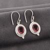 Rhodolite Gemstone Jewelry, Handmade Silver Jewelry, 925 Solid Sterling Silver Earrings, Gorgeous Silver Earrings For Wedding Gift