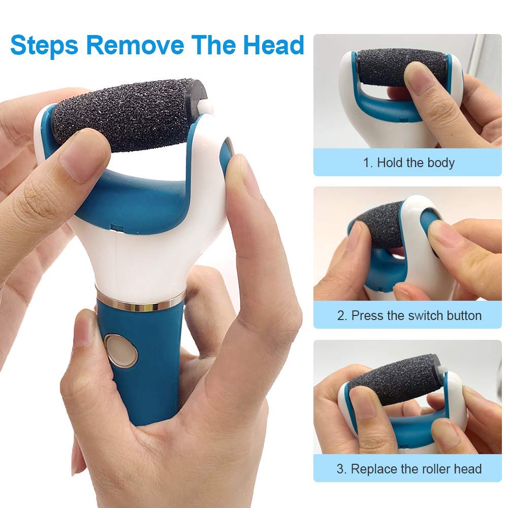 7 шт. Насадки для ухода за ногами с матовой полировкой, Сменные ролики для удаления огрубевшей кожи для инструмента по уходу за ногами