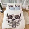 Skull Comforter Covers Printed Duvet Cover Bedding Set Suitable Children's Kids and Adults Warm Soft Breathable and Comfortable