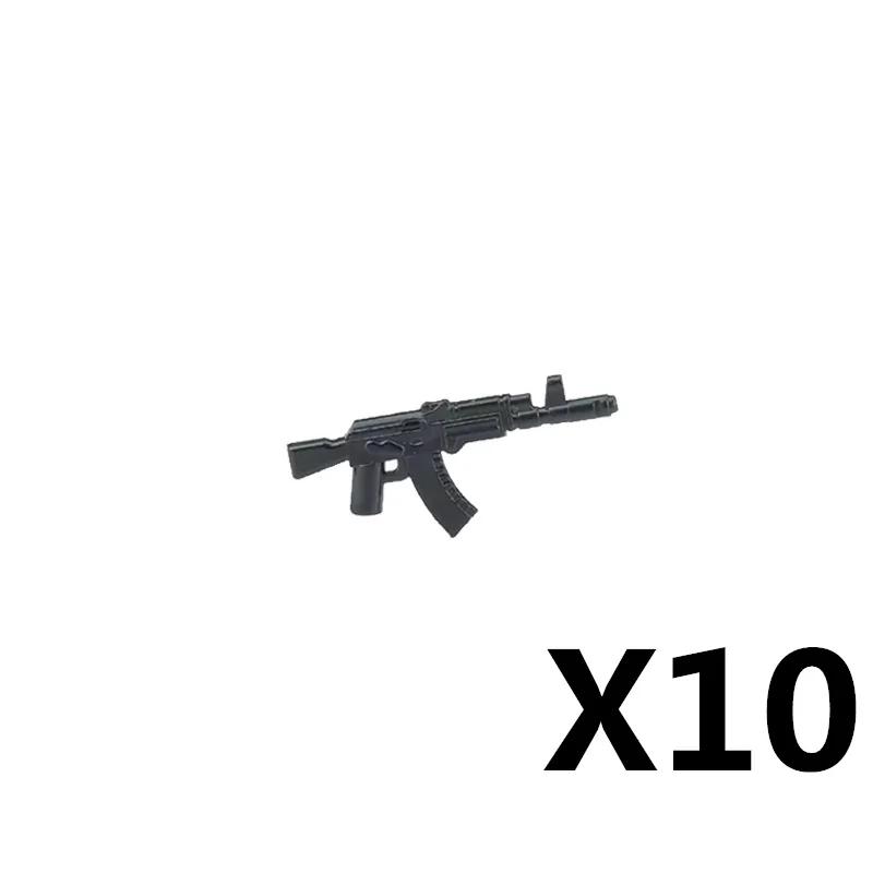 MOC Военные Строительные Блоки Аксессуары Оружие Огнестрельное Оружие Спецназ Солдаты АКМ Ракетные Установки Ночное Видение Игрушки Подарки X036