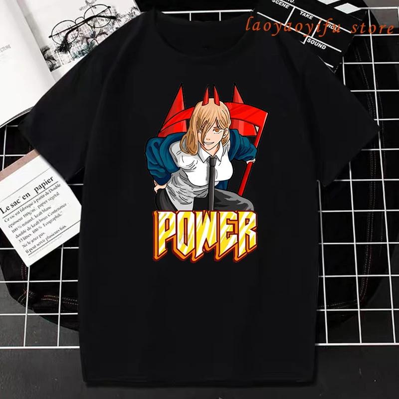 Chainsaw Unisex TShirt Unisex Women 100 Cotton Plus Size Daily Casual Japanese Anime Oversized Graphic ONeck Streetwear Unisex Tees