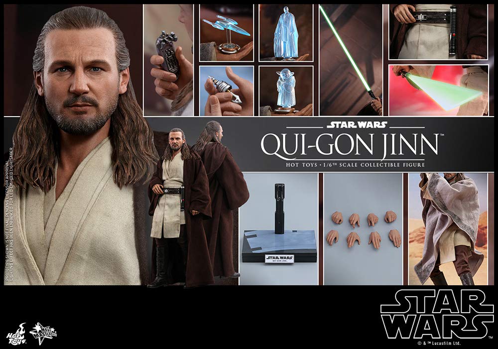 Wars Episode Phantom Scale Figure Jinn [Movie Masterpiece] "Star 1/The Menace" 1/6 Qui-Gon