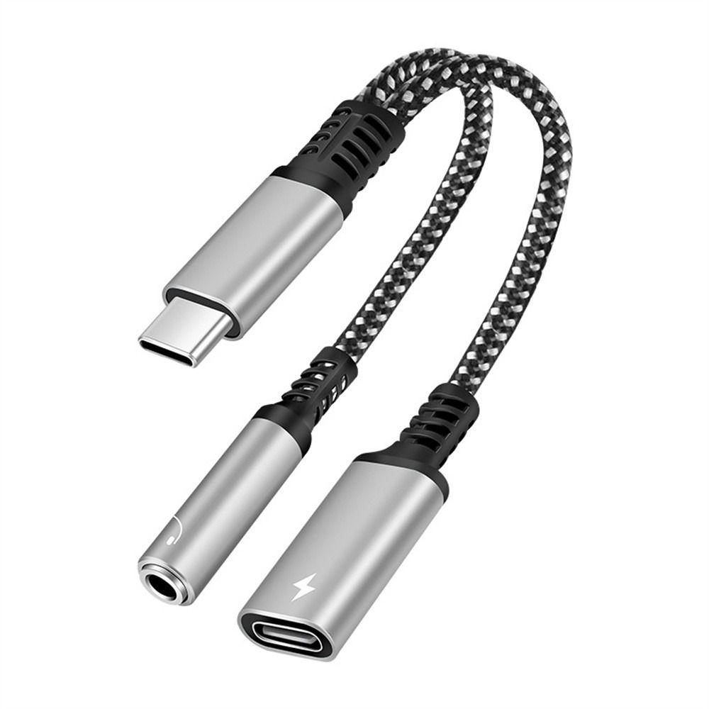 Jack Type C to Type C Type C To 3.5mm Jack Cable Converter OTG Cable Charging Cable Aux Converter