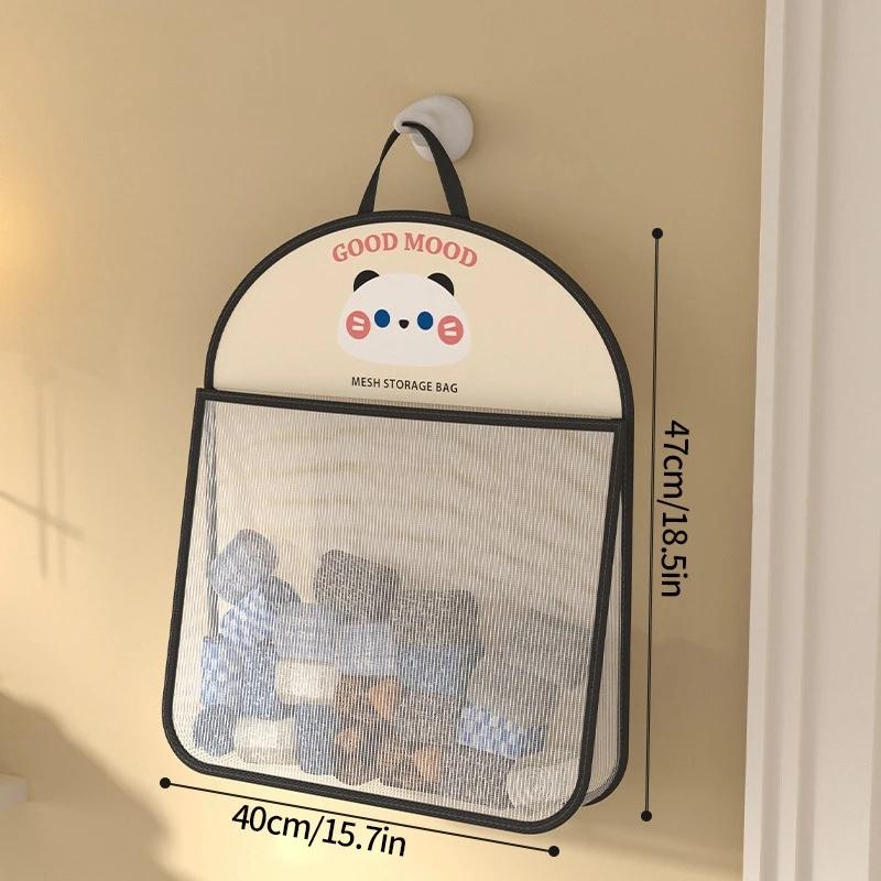 Underwear Hanging Storage Bag Household Socks Storage Net Wardrobe Hanging Hook Net Bag Portable Clothing Storage Mesh Bag