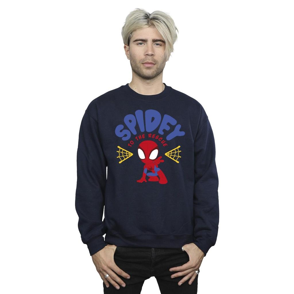 Marvel Mens Spidey And His Amazing Friends Rescue Sweatshirt