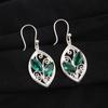 Chrome Diopside Gemstone Silver Handmade Earring, 925 Sterling Silver Elegant Earring For Women CE-24-2
