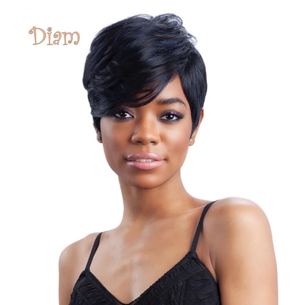 Tenfyer косая челка короткий вьющийся парик для женщин Очаровательный повседневный парик для косплея