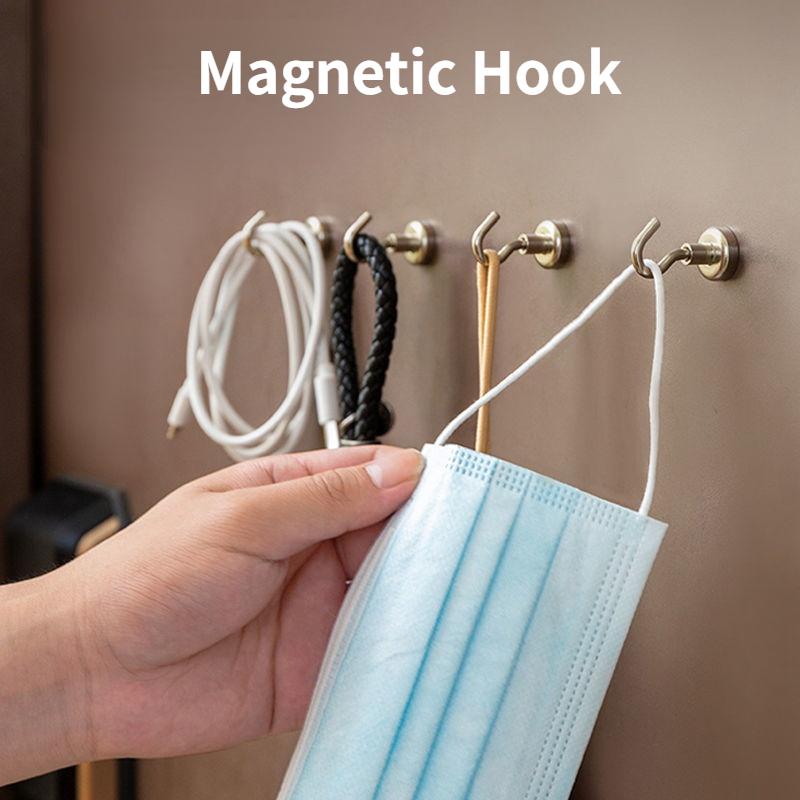1-8 шт. прочный неодимовый магнитный крючок, удерживающий до 12 кг 5 фунтов, диаметр 20 мм, магниты, быстрый крючок для дома, кухни, рабочего места и т. д.