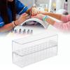Dustproof Structure Nail Drill Bits Holder Stand  Practical Storage For Daily Nail Art Tools