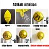4D сфера 32 дюйма металлический зеркальный эффект декоративный воздушный шар для праздников и вечеринок наполнение гелием может плавать