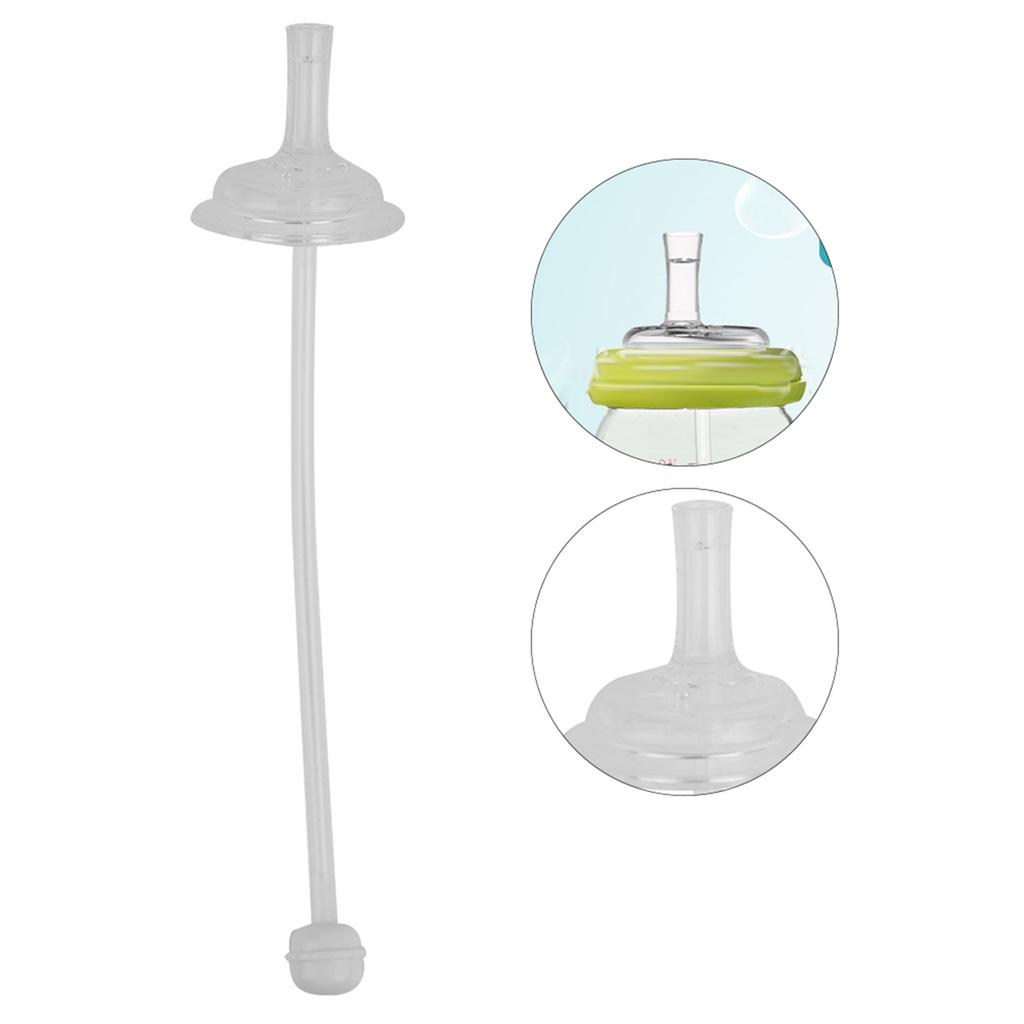 4pcs Straws Professional Food Grade Silicone Straw Wide Mouth Baby Sippy Straws Baby Drinking