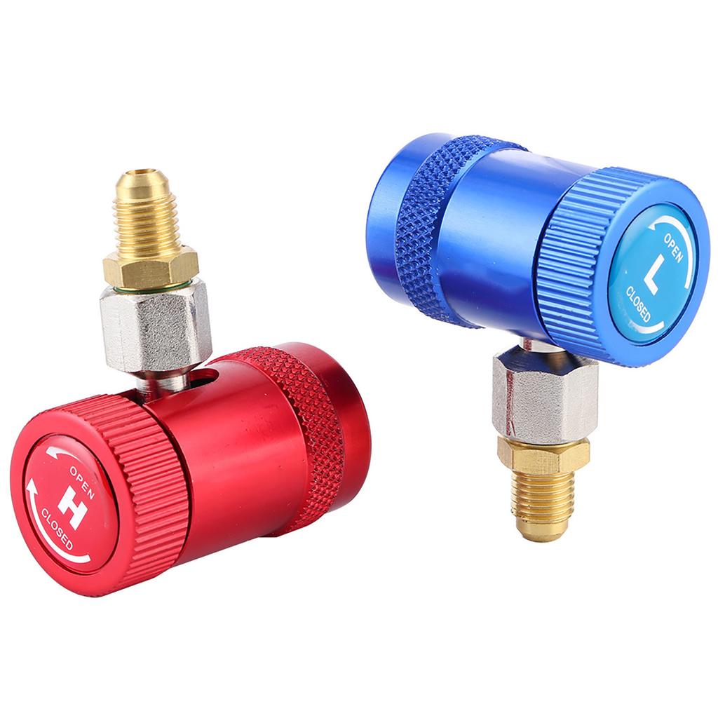 Professional Quick Couplers Air Conditioner Service Port Adapter Fit for R1234yf Refrigerants