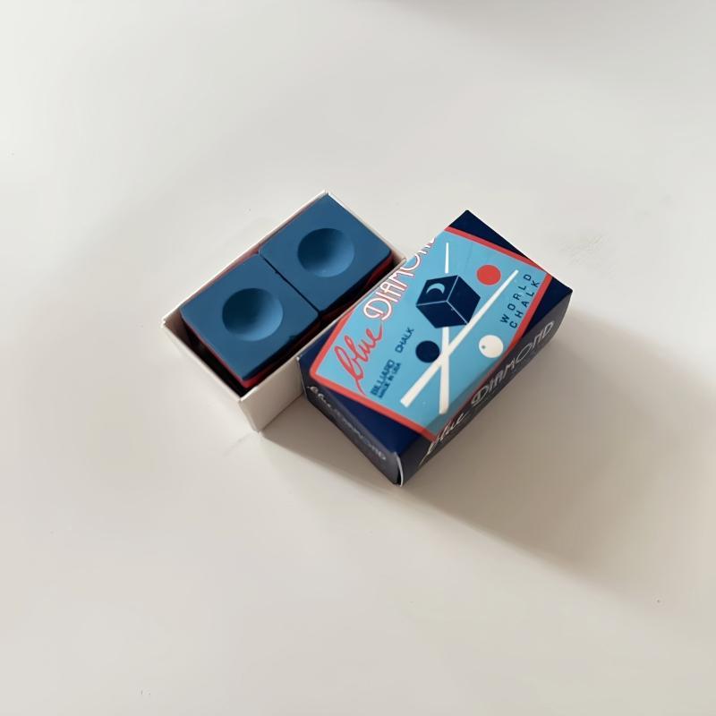 Мел для бильярдного кия Blue Diamond Сильное трение Долговечный Нескользящий для профессиональных тренировок и матчей по бильярду