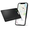 KeySmart SmartCard Thin Wallet Tracker Card, Rechargeable & Reusable, Versatile Lanyard Slot or Keychain Hole, Works with Find My App, Item Finder