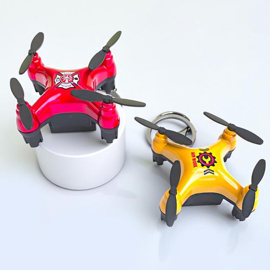 Брелок-подвеска в стиле дрона, мультяшный дизайн, мини-универсальная вешалка, брелок для рюкзака, аксессуары для детского школьного ранца