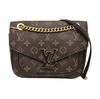 [Б/У] Passy Classic Monogram Сумка-мессенджер с регулируемым плечевым ремнем, из покрытого холста с кожаной отделкой - Очень хорошее состояние #ATMT2T