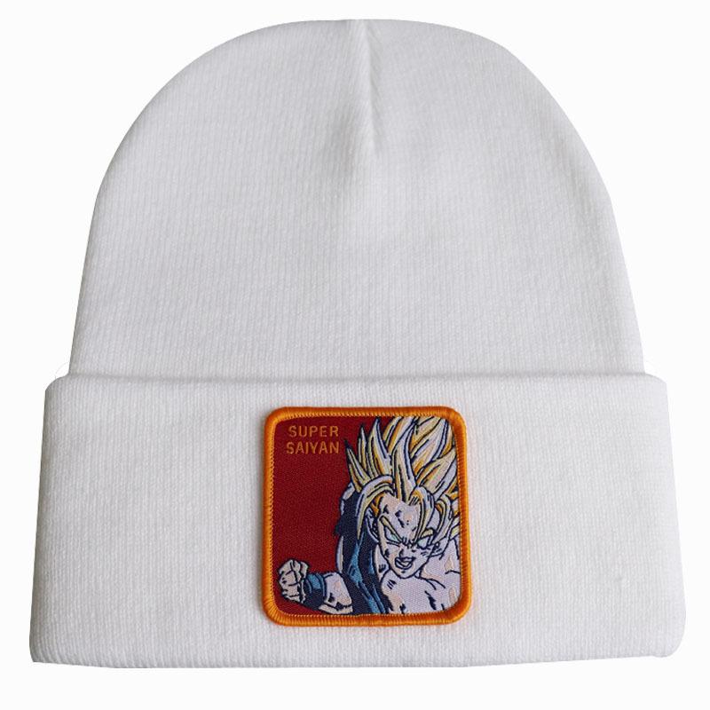 Аниме Dragon Ball Сон Гоку Супер Сайян СУПЕР САЙЯН Вязаная шапка, шерстяная шапка, лыжная шапка-пуловер