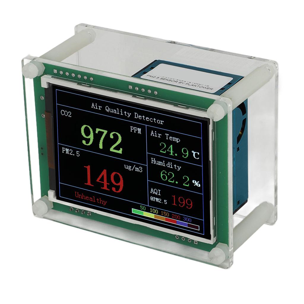 Air Quality Monitor Home Carbon Dioxide Detector High Accuracy Sensor Air Quality Detector for