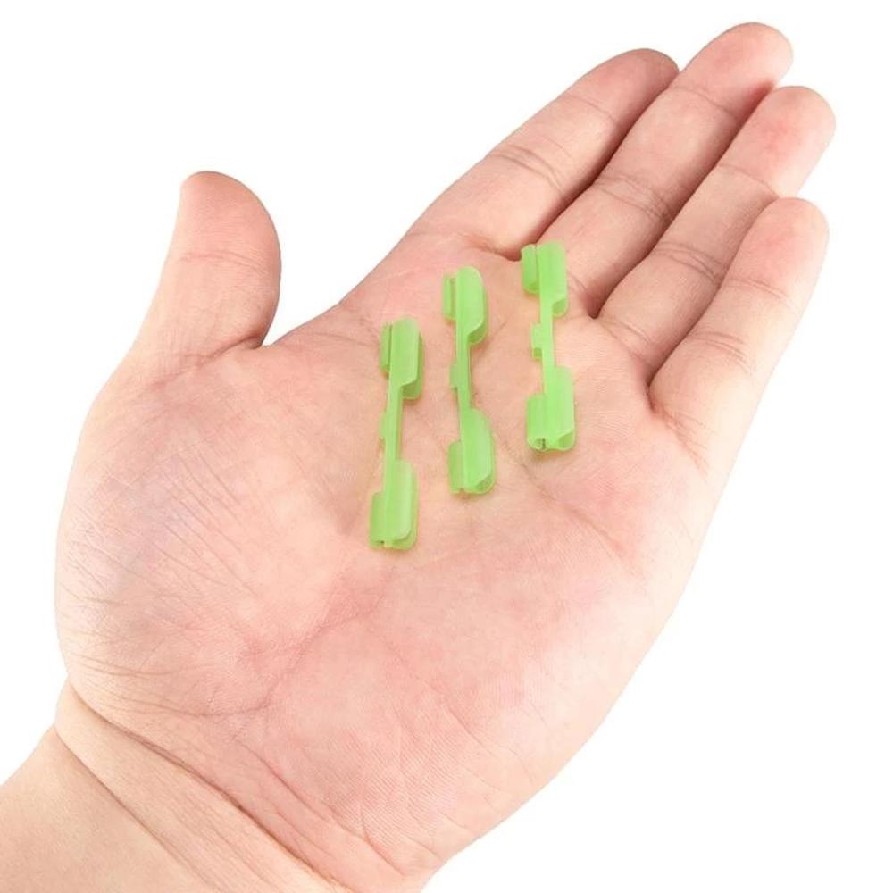 Fishing Rod Luminous Fishing Float Tip Clip Night Float Clip Fishing Glow Stick Light Stick Holder