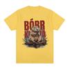 Bober Kurwa Bobr T-shirt Funny Beaver Meme Graphic T-shirt Style Women's Casual Loose Short Sleeved T-shirt Street Clothing