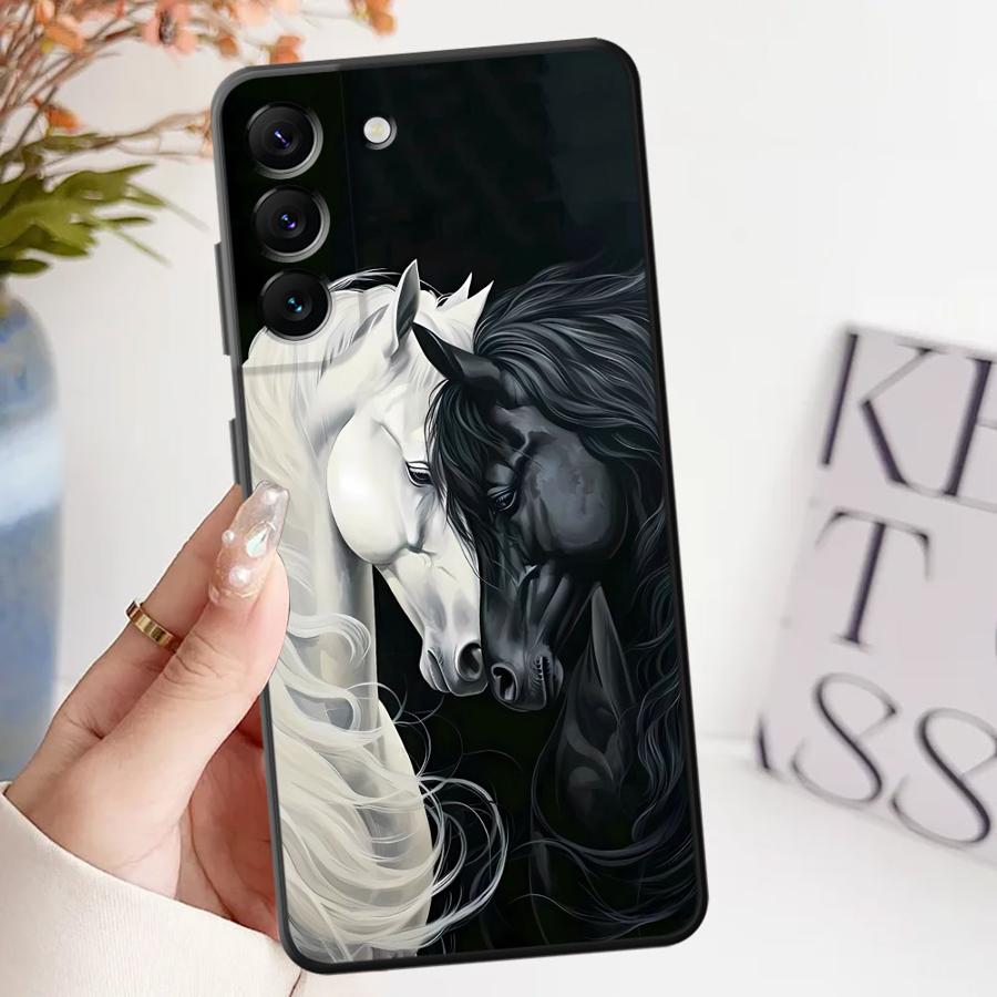 Чехол для Samsung Galaxy A32 A25 A71 A24 A52 A36 A55 A41 A23 A53 A35 A26 A72 A73 A51 A22 Чехол для телефона Крутое Животное Тигр Лев Лошадь