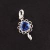 December Natural Tanzanite Best Sisters Gift Pendant Jewelry 925 Sterling Silver PP-4-4