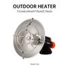 Portable Camping Heater, Hiking Gas Heater, Stainless Steel Burner, Heating and Rescue Equipment
