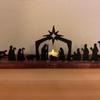 Nativity Scene Tealight Holder Metal Silhouette Wooden Candle Holder Birth Of Jesus Ornament Christmas Gifts Crafts Home Decor