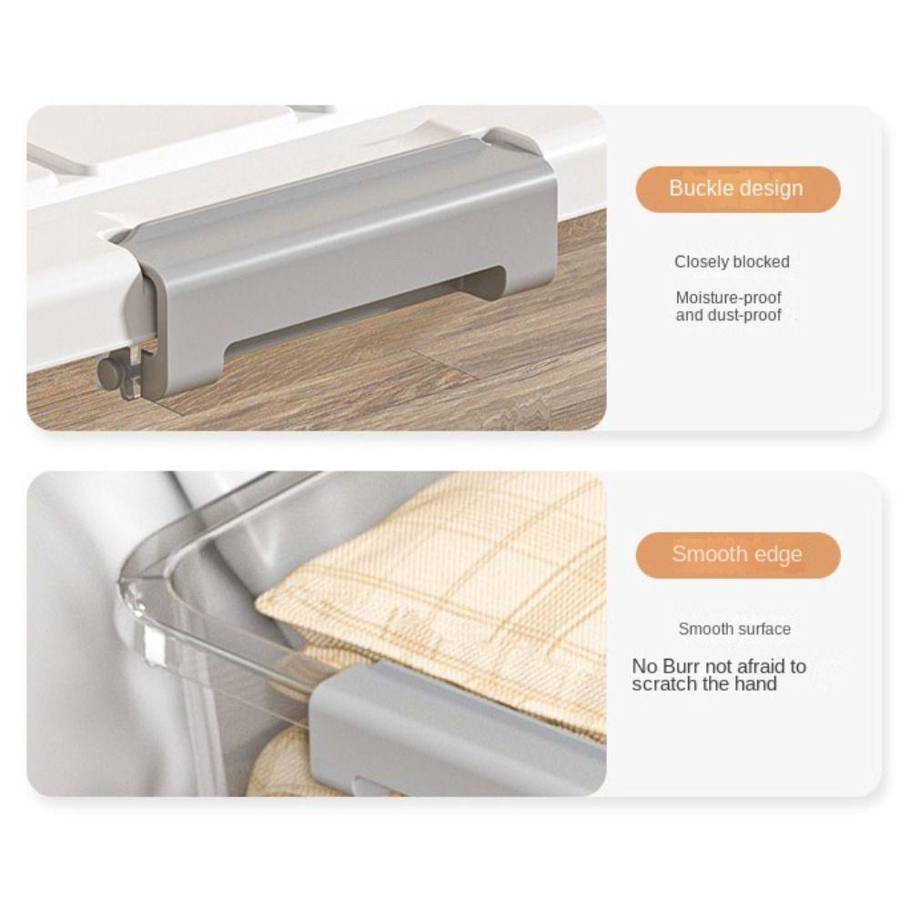 Plastic Plastic Box with Lid Organizing Box Practical Storage Box  Clothing