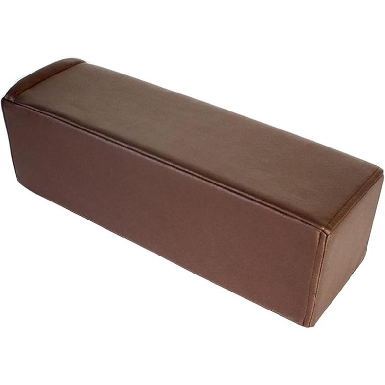 QQXX Кожаная обивка Подушка-подлокотник для дивана, Премиальная утолщенная подушка-поддержка для кресла со съемным чехлом, Наполнитель для кровати, Подставка для чтения Прикроватная