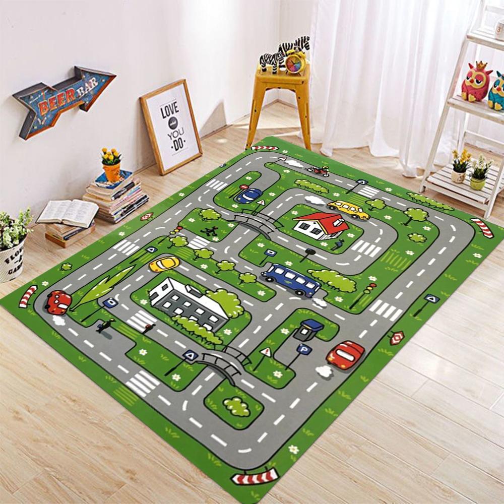 Ковер Аэропорт Ковер Полет Ковер Взлетно-посадочная полоса Ковер Парковка Игровой коврик Гостиная Детский ковер Нескользящий напольный коврик Ковер для зоны Детский ковер Подарок для детей