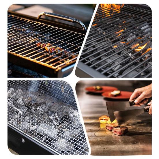 Electric Grill Brush, High Speed Rotating Scrubber with LED Light, Type-C Charging Cordless BBQ Grill Cleaning Brush for Removes Grease