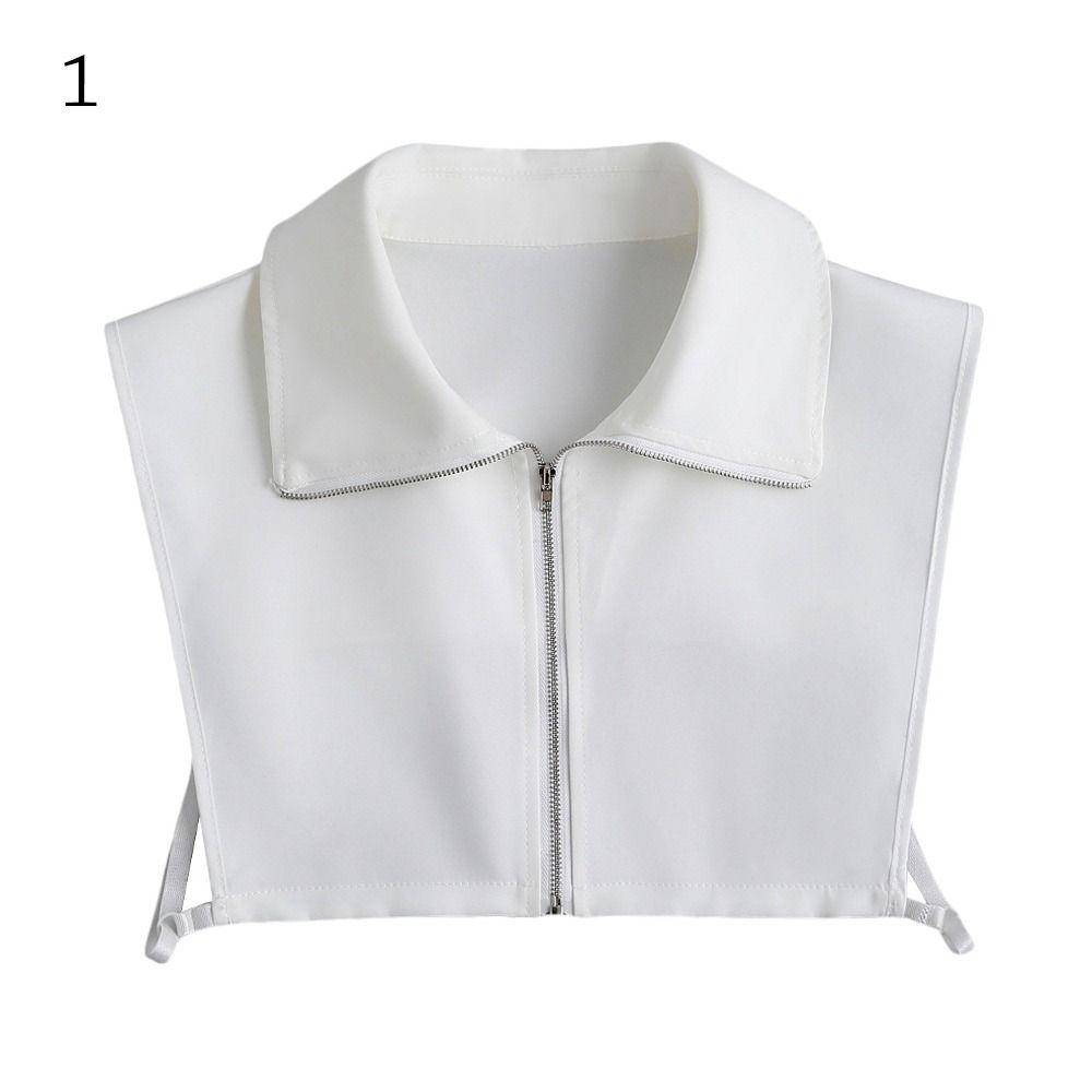 Хлопковая рубашка с искусственным воротником, классическая одежда, аксессуары, модная блузка, накладной воротник