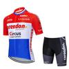 Men Women Cycling Jersey Set Short Sleeve Quick Dry Breathable Performance Kit Fall Ride