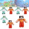 Minecraft Milo And Chip Plush Toys With Pp Cotton Filling For Kids Playroom Decor