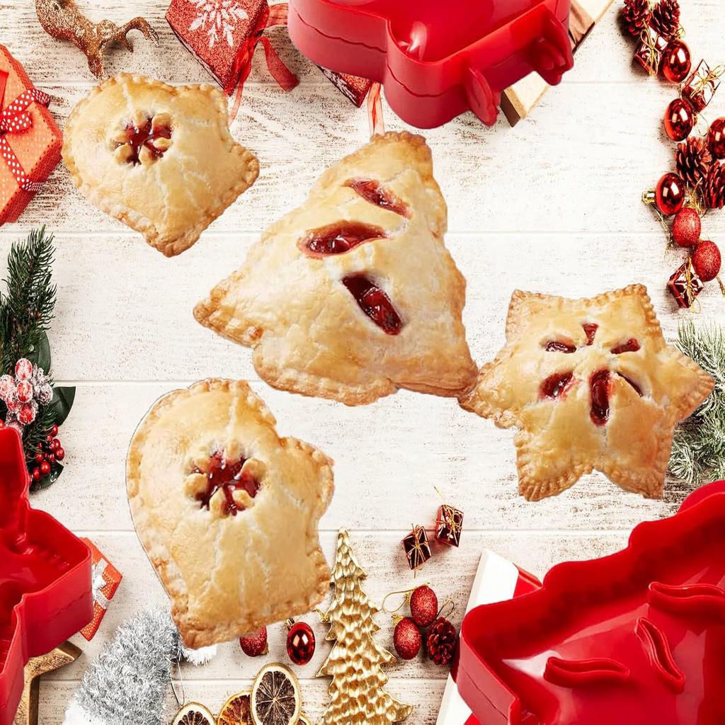 Classic Mini Hand Pie Molds, Pocket Pie Press, Dough Pocket Pie Presser Molds, One Press Autumn Cottage Pie Set, Party Potluck Hand Pie Pan Molds Set