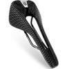 Bicycle Saddle Comfort Comfort 3D Print Road Bike Cross Bike Nylon Shell Chromoly Rail Lightweight (Giator)