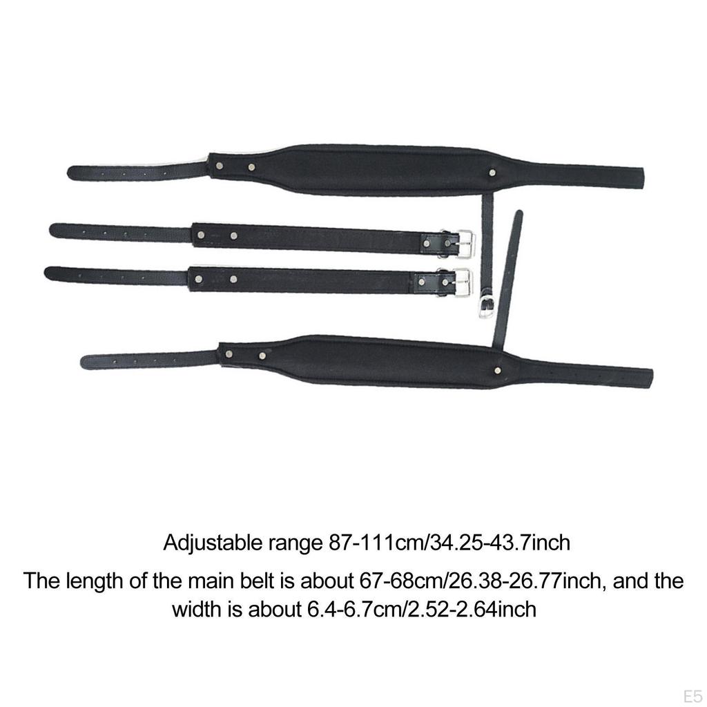 Accordion Belt with Adjustable Length for Bass Instruments